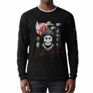 Launder By Bailey Apparel Graphic Long Sleeve T-Shirt